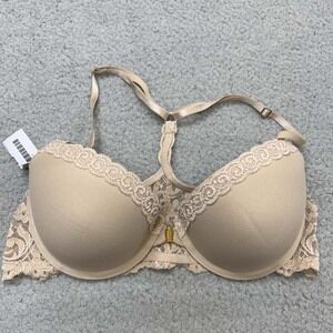 Smart & Sexy Bra 36C Push Up Bra SA854 Demi Racerback Front Close